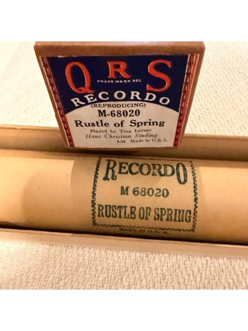 Vintage Player Piano Roll Crafting Vintage Player Piano Roll Mixed Media Junk Jo